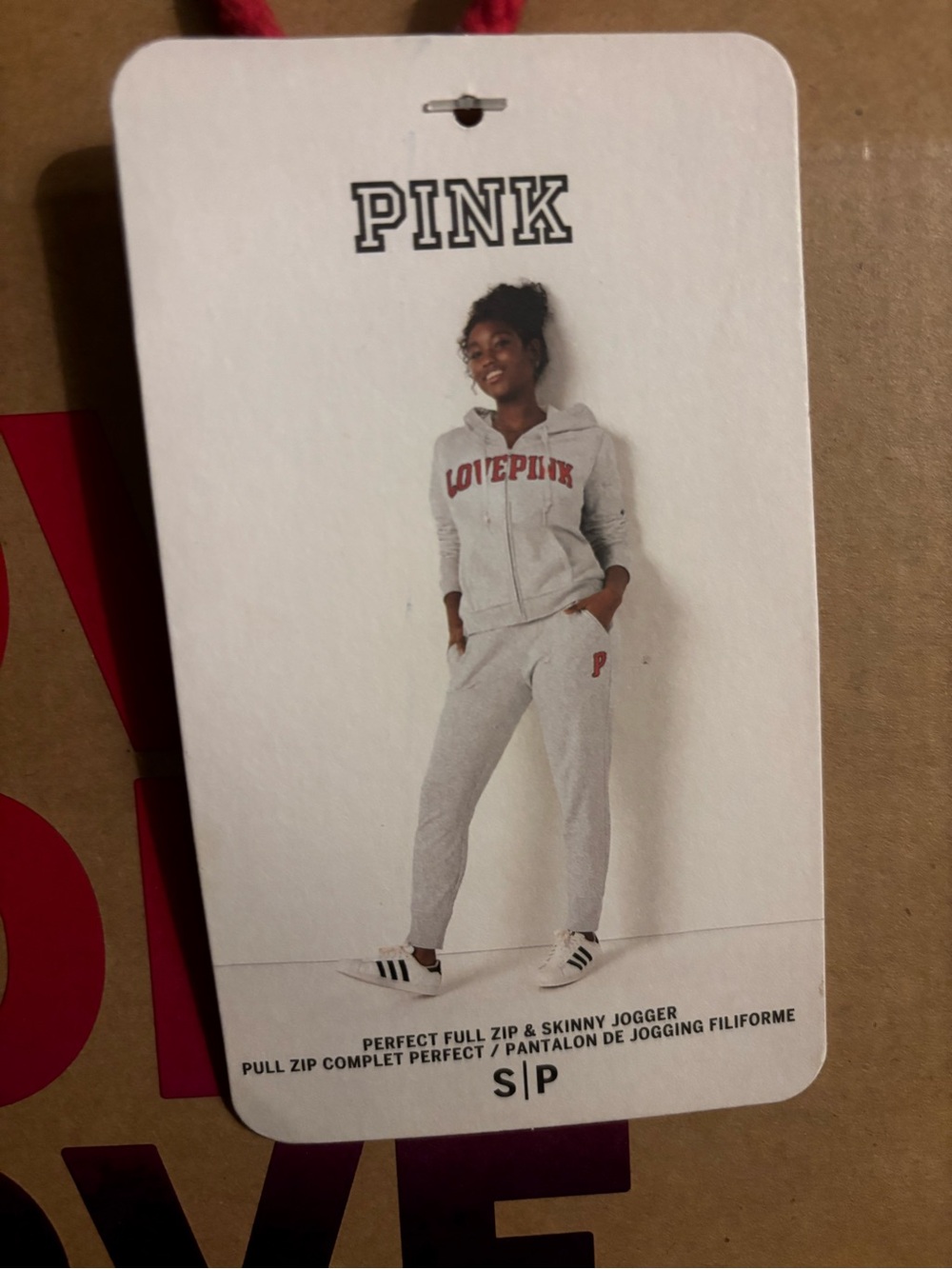 Vs PINK Perfect Full Zip Hoodie Kinny Jogger Gift Set - Picture 2 of 4